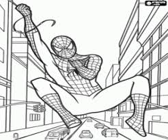 Spiderman make his own string. Spiderman Or Spider Man Coloring Pages Printable Games