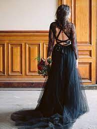Weddingdress Black Lace Wedding Dress Black Tulle Wedding Dress Black Wedding Dress Gothic