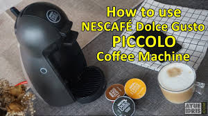 Its slim footprint (just 15cm wide!) and surprising infinity symbol inspired design will add a touch of style to even the most compact of kitchens. Tutorial How To Use Nescafe Dolce Gusto Piccolo Coffee Machine Youtube