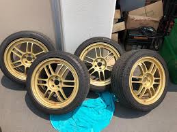 Trade 4 black slips pm me i will send you some pics uhh.i belive it is stated that he no longer has the wheels Sold Enkei Rpf1 Gold 18x8 45 5x100 Subaru Forester Owners Forum