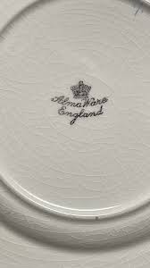 Alma Ware England Silver jubilee 1912-1935 king George&queen mary dessert  plate