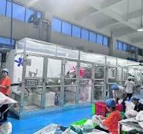 Operation of Baby Diaper Making Production Line_Haina ...