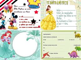 Invitaciones de cumpleaños para niñas para dibujar. Disenos De Invitaciones De Cumpleanos Para Ninos Y Ninas Manualidades Es