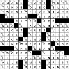 There is a high chance that you are stuck on a specific crossword clue and looking for help. Thursday October 3 2019 Diary Of A Crossword Fiend
