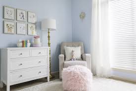Baby boy room with the grey curtains; Rainbow Baby Nursery Decor Home Design Lifestyle Jennifer Maune