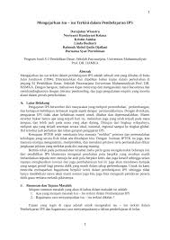 Kepailitan merupakan salah satu isu hukum yang menarik untuk diteliti. Pdf Mengajarkan Isu Isu Terkini Dalam Pembelajaran Ips