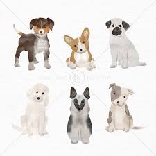 Free for commercial use no attribution required high quality images. Watercolor Puppies Design Elements Squijoo Com