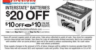 Firestone Interstate Battery Coupon For August 2013 Firestone Coupons Interstate