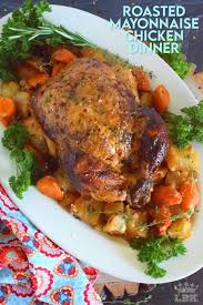 Chicken drumsticks marinated in curried mayonnaise and roasted to perfection. Roasted Mayonnaise Chicken Dinner Lord Byron S Kitchen