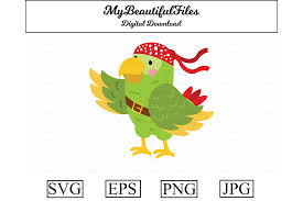 Find & download free graphic resources for parrot. Pirates Parrot Clipart Illustration Graphic By Mybeautifulfiles Creative Fabrica