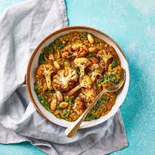 Spiced Cauliflower Spinach Tamarind Dal Gousto Recipe Gousto Recipes Spiced Cauliflower Veggie Recipes
