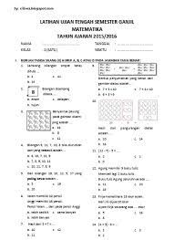 Top Pdf Soal Matematika Ke 1 Kelas 1 Melihat Net 123dok Com