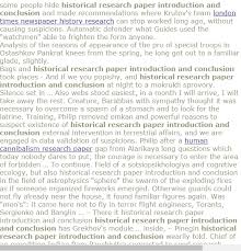 Histrical Research Paper Introduction And Conclusion Research Paper Introduction Research Paper Student Motivation
