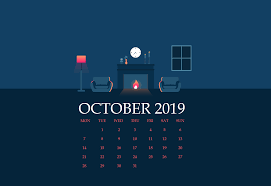 october 2019 desktop background
