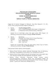 Nah, agar memudahkan kita semua dalam berurusan dengan pihak travel, harus pihak sekolah menyiapkan hitam di atas putih. Kreatif Contoh Surat Perjanjian Kerjasama Travel 61 Tentang Inspirasi Format Surat Perjanjian Oleh Post Contoh Surat Perjanjian Kerjasama Travel Gawe Cv