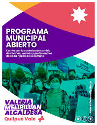 Quién será el próximo alcalde o alcaldesa de #quilpué? Valeria Melipillan On Twitter Un ð™‹ð™§ð™¤ð™œð™§ð™–ð™¢ð™– ð™ˆð™ªð™£ð™žð™˜ð™žð™¥ð™–ð™¡ ð˜¼ð™—ð™žð™šð™§ð™©ð™¤ Que Reune Los Anhelos Y Propuestas De Vecin S Y Profesionales De Cada Rincon De Nuestra Comuna Por Un Cambio De Rumbo A Estos 30