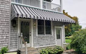 Porch Awnings Add Shade And Create A Cozy Livable Space They Of Course Protect You From The Sun But They Also Protect Your Porch Fu In 2021 Porch Awning Awning Porch