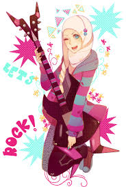 Lets Rock Anime Hijabi Animasi Gambar Hewan Lucu Gambar Anime