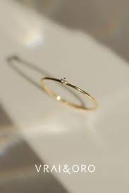 Vrai Oro Is Where You Can Find Simple Timeless And Beautiful Fine Jewelry Business Insider Tiny Diamond Ring Fashion Rings Jewelry Rings Diamond