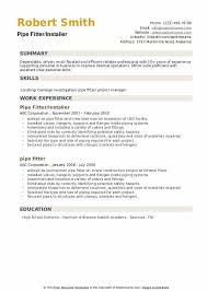Pipe Fitter Resume Samples Qwikresume