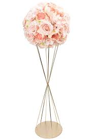 Vase boule mariage 20cm : 80cm Rose Gold Diabolo Centrepiece Harmonie Florale