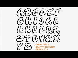 Is there an app to draw graffiti letters? Simple Piece Graffiti Alphabet A Z Youtube