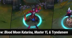 An honored priestess of the blood moon cult, merged with the flesh of her demon as all priestesses are fated to be. Surrender At 20 Pbe Preview Blood Moon Katarina Master Yi Tryndamere