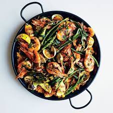 It also takes like 5 minutes; Dinner Party Inspiration Seafood Paella The Gimlet