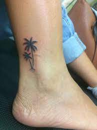 30 Palm Tree Tattoos For Summer Holiday Palm Tree Tattoo Ankle Tree Tattoo Ankle Palm Tattoos