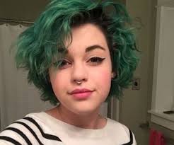 Dark Green Hair Google Search Dark Green Hair Green Hair Short Green Hair
