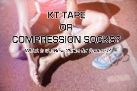Kt Tape Or Compression Socks Compression Socks Kt Tape Compression
