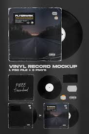 Vinyl Record Photoshop Mockup Great For Creating Album Covers And Other Forms Of Artistic Promotional De Promotional Design Cover Art Design Photoshop Design