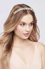 Iridescent Pastel Leaf Headband David S Bridal Prom Hair Accessories Prom Hair Jewelry Prom Hair