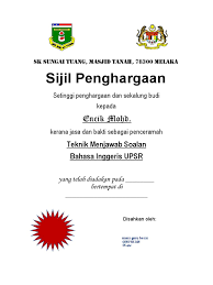 Copyright sijil penghargaan sekalung penghargaan diucapkan kepada tn hj wan shuib bin wan ahmad. Sijil Penghargaan Penceramahcontoh