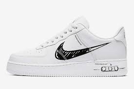 Nike Air Force 1 White Black Swoosh Nike Air Force 1 Sketch Release Date More Info In 2020 Nike Nike Air Air Force 1