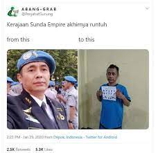 Gambar lucu sunda empire gambar untuk status wa. Petinggi Sunda Empire Ditangkap Polisi Penampakannya Malah Dibuat Meme Hitekno Com