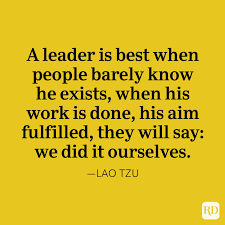 Go to table of contents. 114 Inspiring Leadership Quotes Reader S Digest