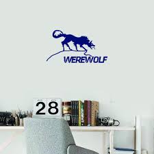 Amazon Com Angdest Werewolf Navy Blue Set Of 2 Premium