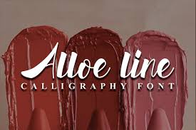 Find font samples, examples and test it free at. Alloeline Script Font Free Fonts