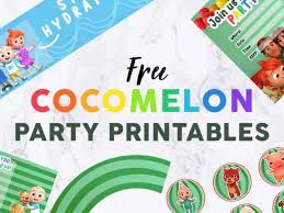 Need a birthday banner printable to decorate with? Cocomelon Party Printables Set Free Download