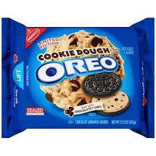 Nabisco Oreo Chocolate Cookie Dough Creme Limited Edition Sandwich Cookies 12 2 Oz Instacart Place 2 tsp of cookie dough on oreo half with creme, then sandwich with. nabisco