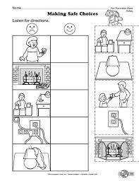 Science Worksheet Fire Safety The Mailbox Fire Safety Worksheets Fire Safety For Kids Fire Safety Crafts
