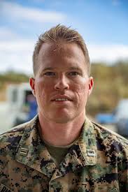 U.S. Marine Corps Capt. Jimmy Richardson with Marine