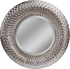 Shop furniture, home décor, cookware & more! Amazon Com Lulu Decor 19 Gothic Round Silver Metal Beveled Wall Mirror Decorative Mirror For Home Office Gothic 19 Home Kitchen