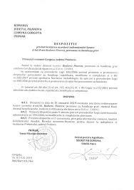 Exceptie fac farmaciile si oficinele locale de distributie din sistemul penitenciar unde, conform reglementarilor interne, se realizeaza eliberarea medicamentelor. PrimÄƒria Comunei Gorgota JudeÈ›ul Prahova DispoziÈ›ia Nr 8 Din 2019 Privind Incetarea AcordÄƒrii IndemnizaÈ›iei Lunare Doamnei Buduroi Floarea PersoanÄƒ Cu Handicap Grav