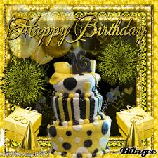 Free happy 1st birthday blingee graphics for creativity and artistic fun. Yellow Happy Birthday Alwaysanangel69 C Animated Pictures For Sharing 133764622 Blingee Com