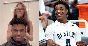 (/ l ə ˈ b r ɒ n /; Bronny James And Suspected Girlfriend Go Viral Game 7