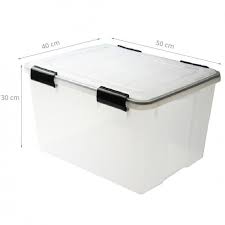 Boite De Stockage Etanche En Plastique Caisse Plastique Cube Rangement Boite Plastique