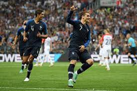 Champion du monde ⭐️⭐️ et parrain de l'association @unriencesttout. Antoine Griezmann S Celebration In World Cup 2018 Final Explained After Scoring Penalty Against Croatia Mirror Online