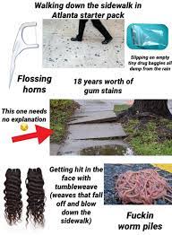 Walking Down The Sidewalk In Atlanta Starter Pack R Starterpacks